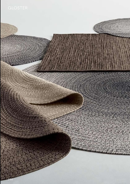 ラウンドラグφ140／ピューター