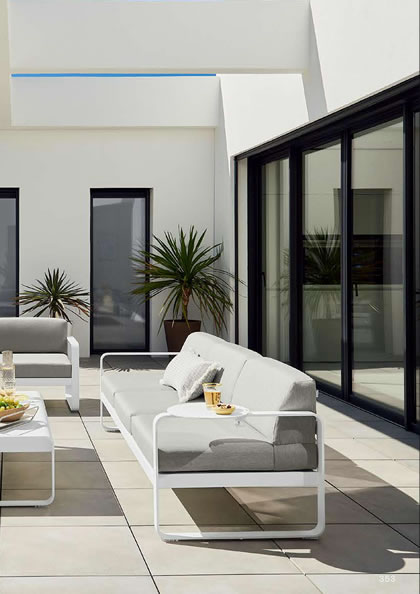 ベルビ3ソファ／82カクタスグリーン／79フランネルグレー