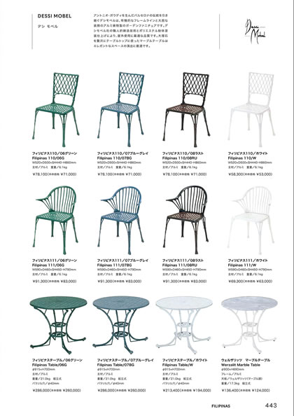 ウェルザリッツ／フィリピナス110／フィリピナス111／フィリピナステーブル