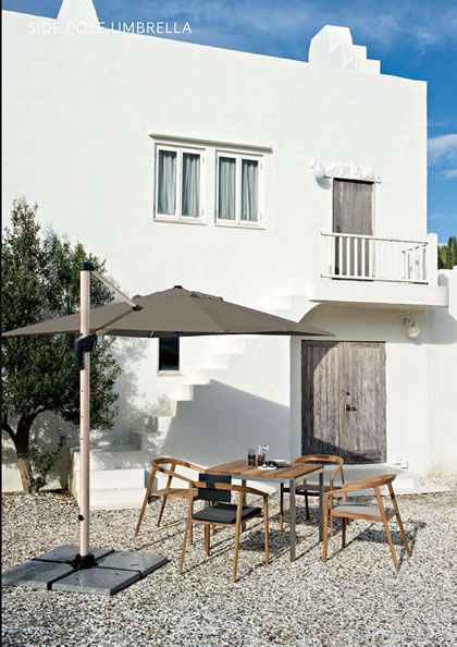 サイドポールアンブレラMWS-3.0