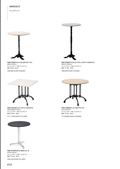 NWT-C600パリシナ-3／NWT-C600パリシナバーハイト／NWT-C700TLP-3／NWT-C8×8デシ-4／NWT-Ｃ900デシ-４