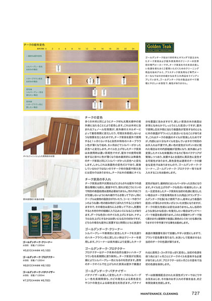ゴールデンチーク・クリーナー／ゴールデンチーク・パチナイザー／ゴールデンチーク・プロテクター
