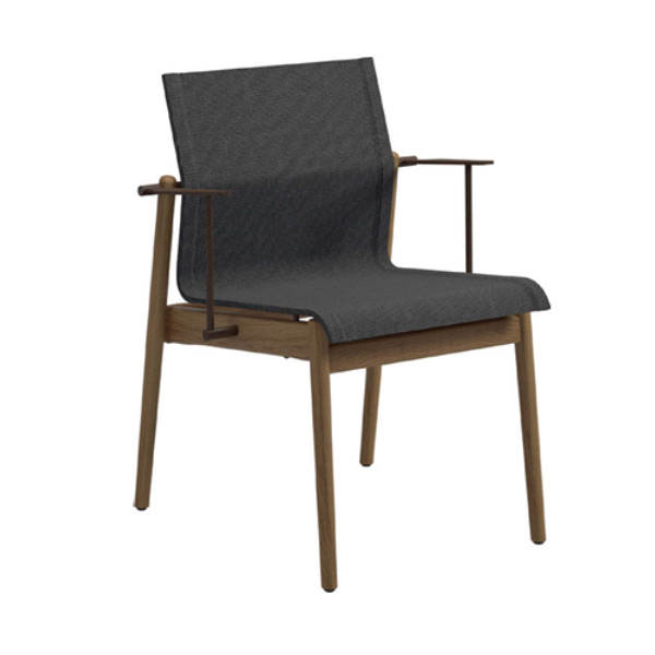 フレーム：チーク、スリング：アンスラサイト