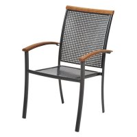 マーシャアームチェア（チャコール+チーク）